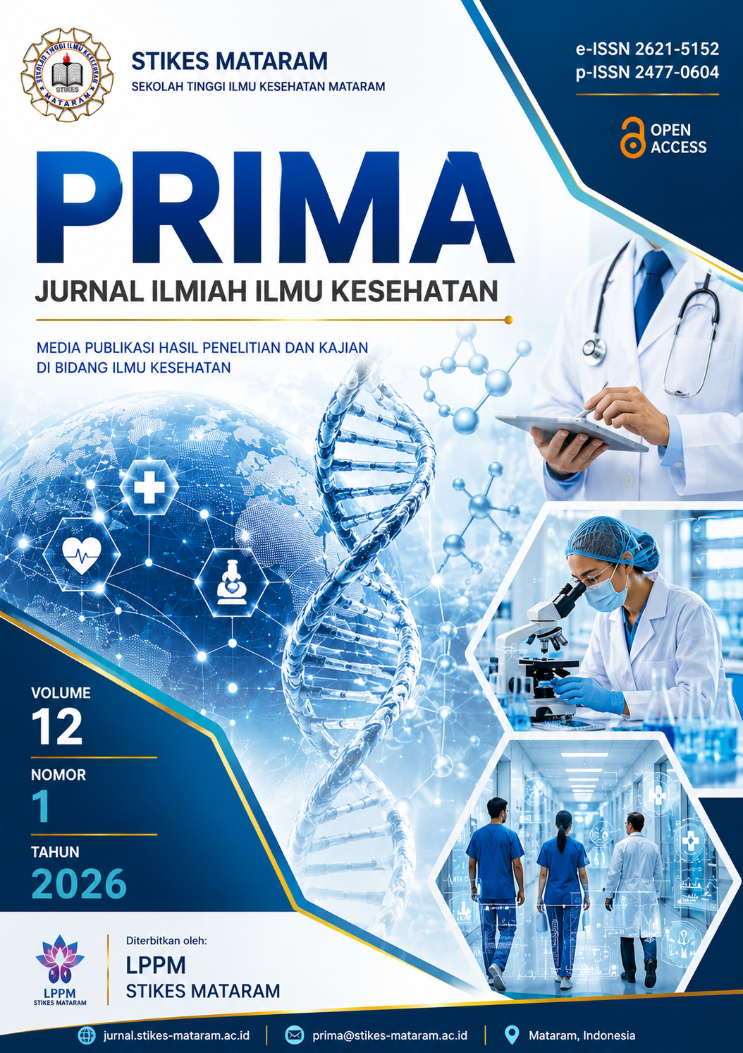 					View Vol. 12 No. 1 (2026): PrimA: Jurnal Ilmiah Ilmu Kesehatan
				